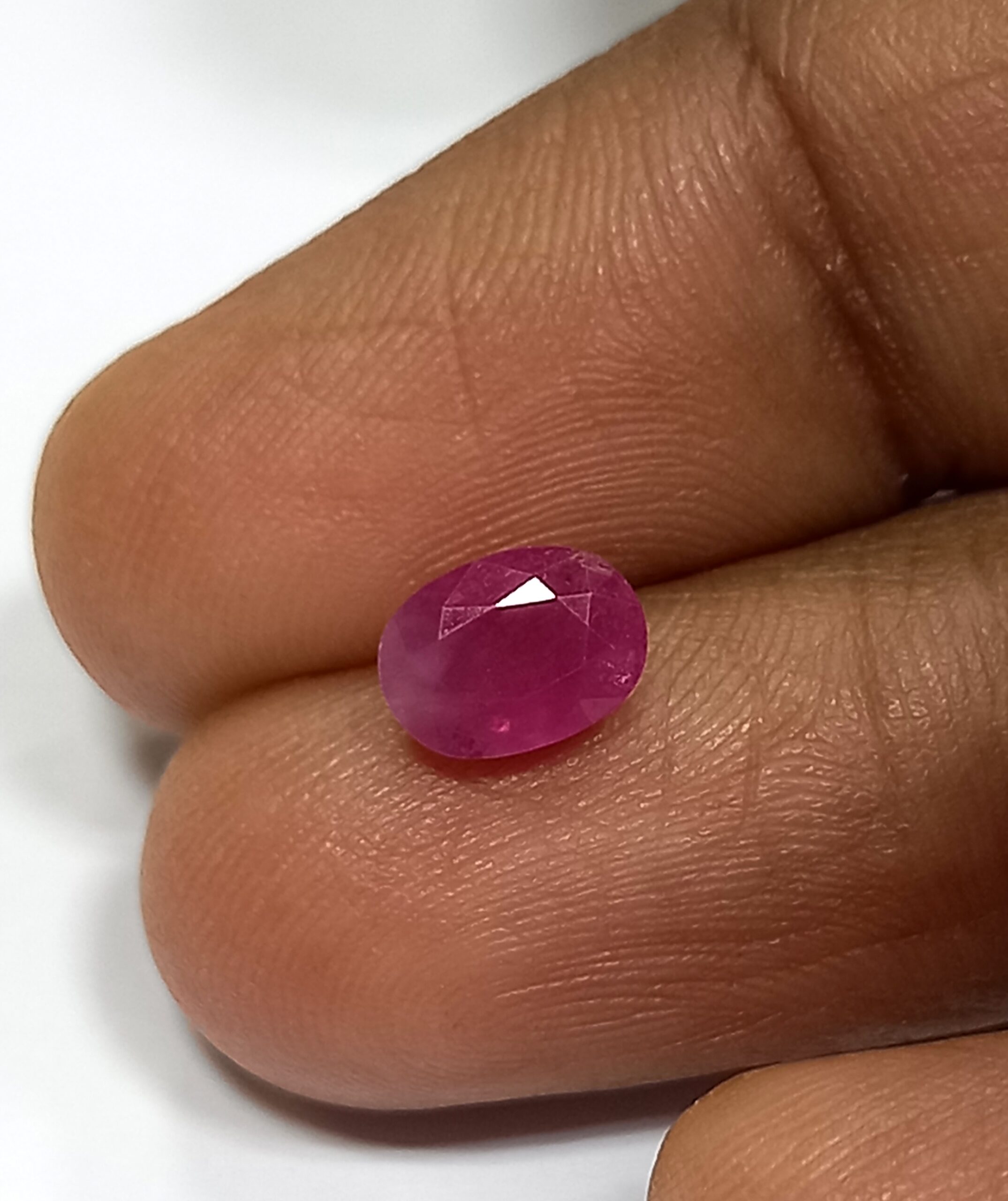 1.11 Cts Natural African Pink Ruby Gemstone Oval Cut 6.9*5 MM R222 - Image 5