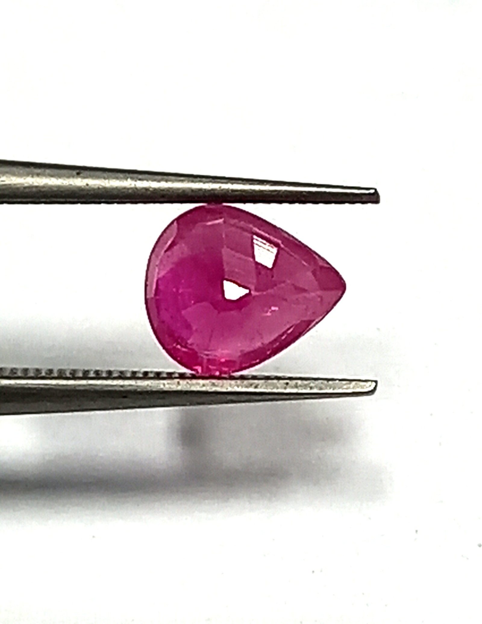 0.74 Cts Natural Burma Ruby Gemstone Pear Cut Pink Color 5.8*4.9 MM R188 - Image 5