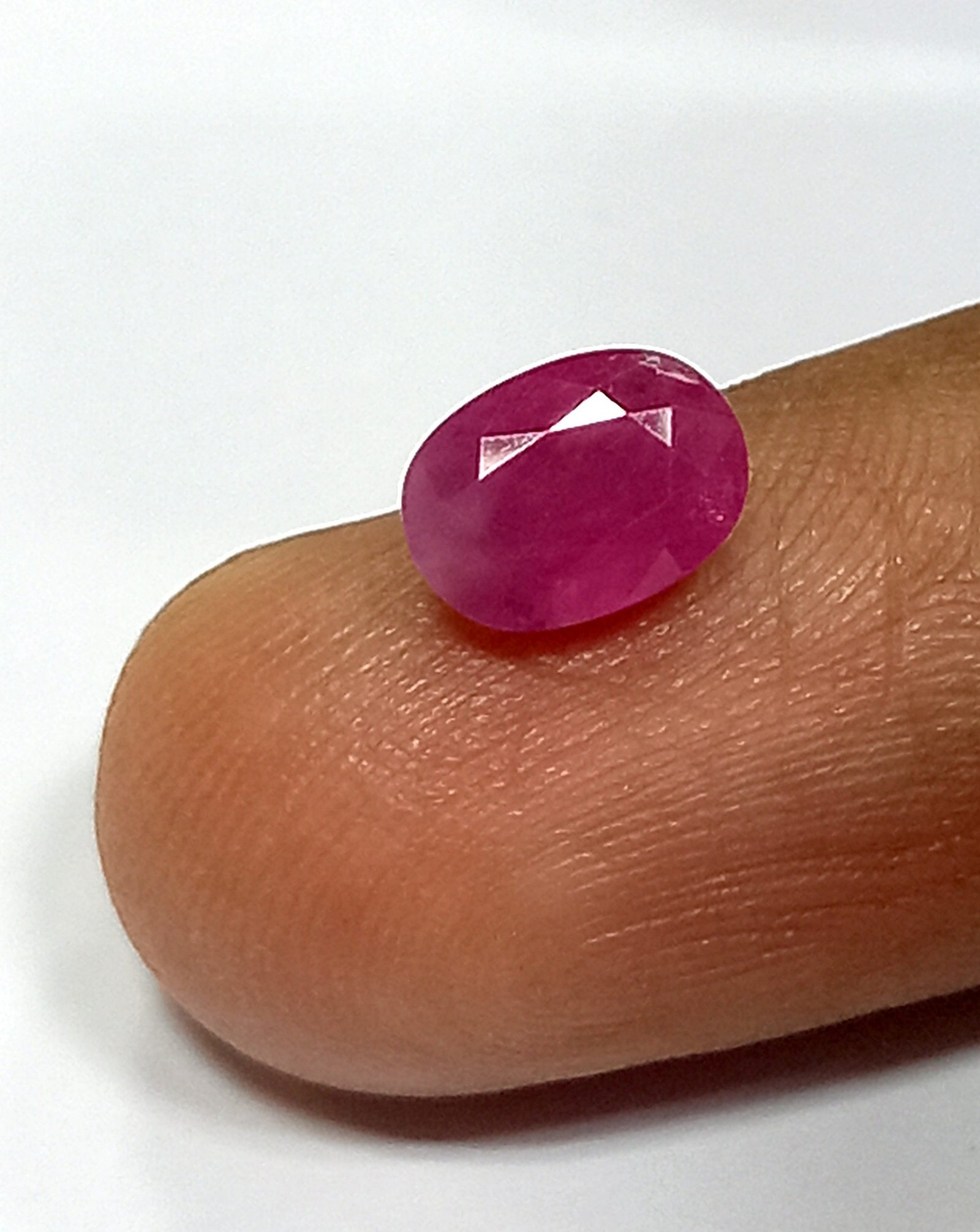 1.11 Cts Natural African Pink Ruby Gemstone Oval Cut 6.9*5 MM R222 - Image 6