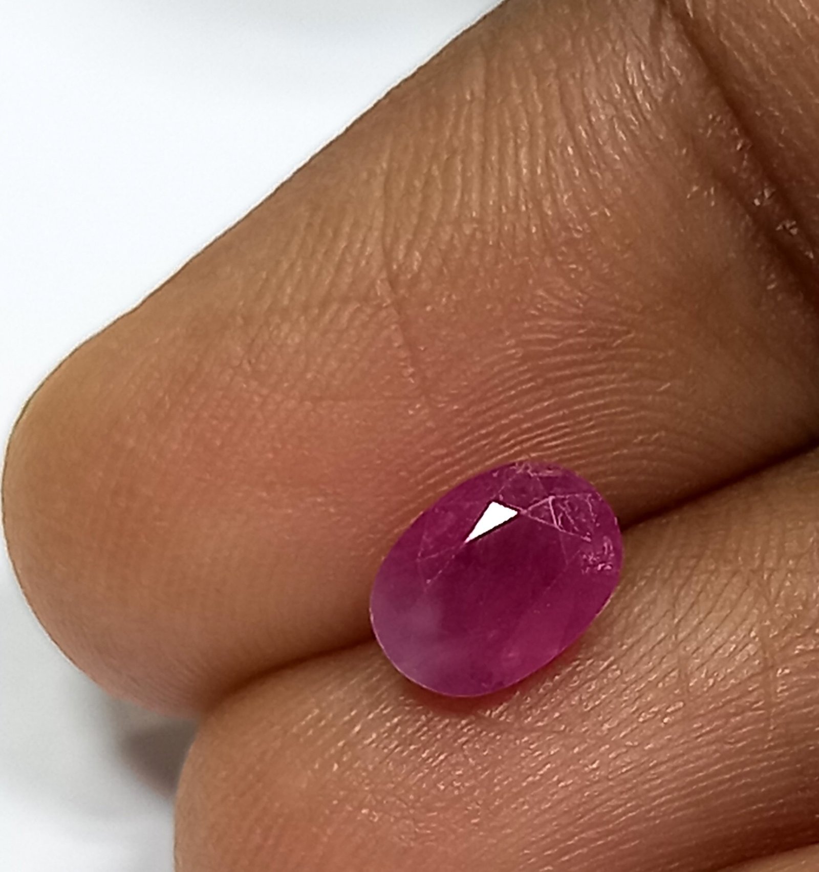 1.11 Cts Natural African Pink Ruby Gemstone Oval Cut 6.9*5 MM R222 - Image 7