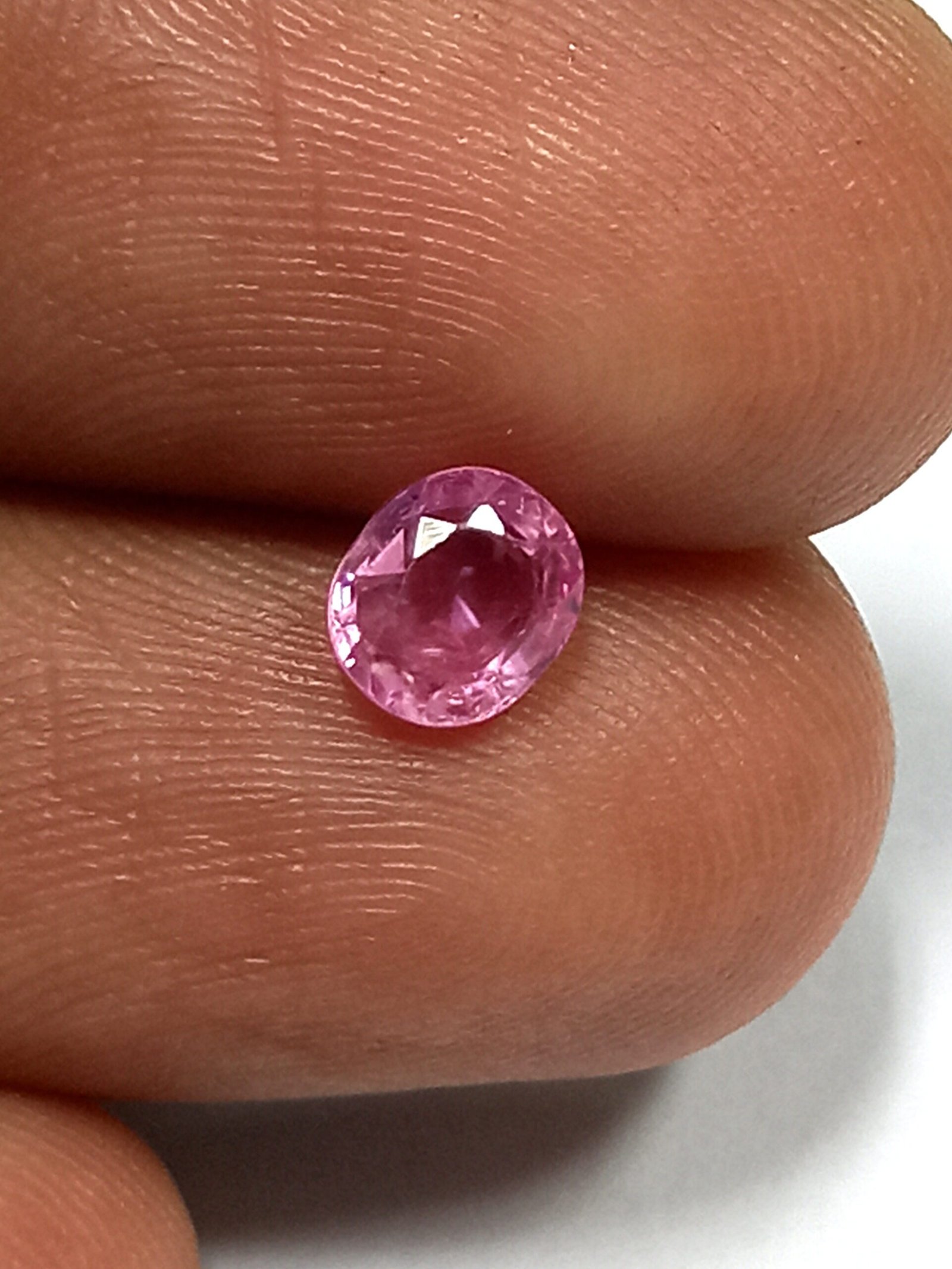 0.61 Cts Natural Burma Pink Ruby Gemstone Oval Cut 5.0*4.4 MM R186 - Image 8