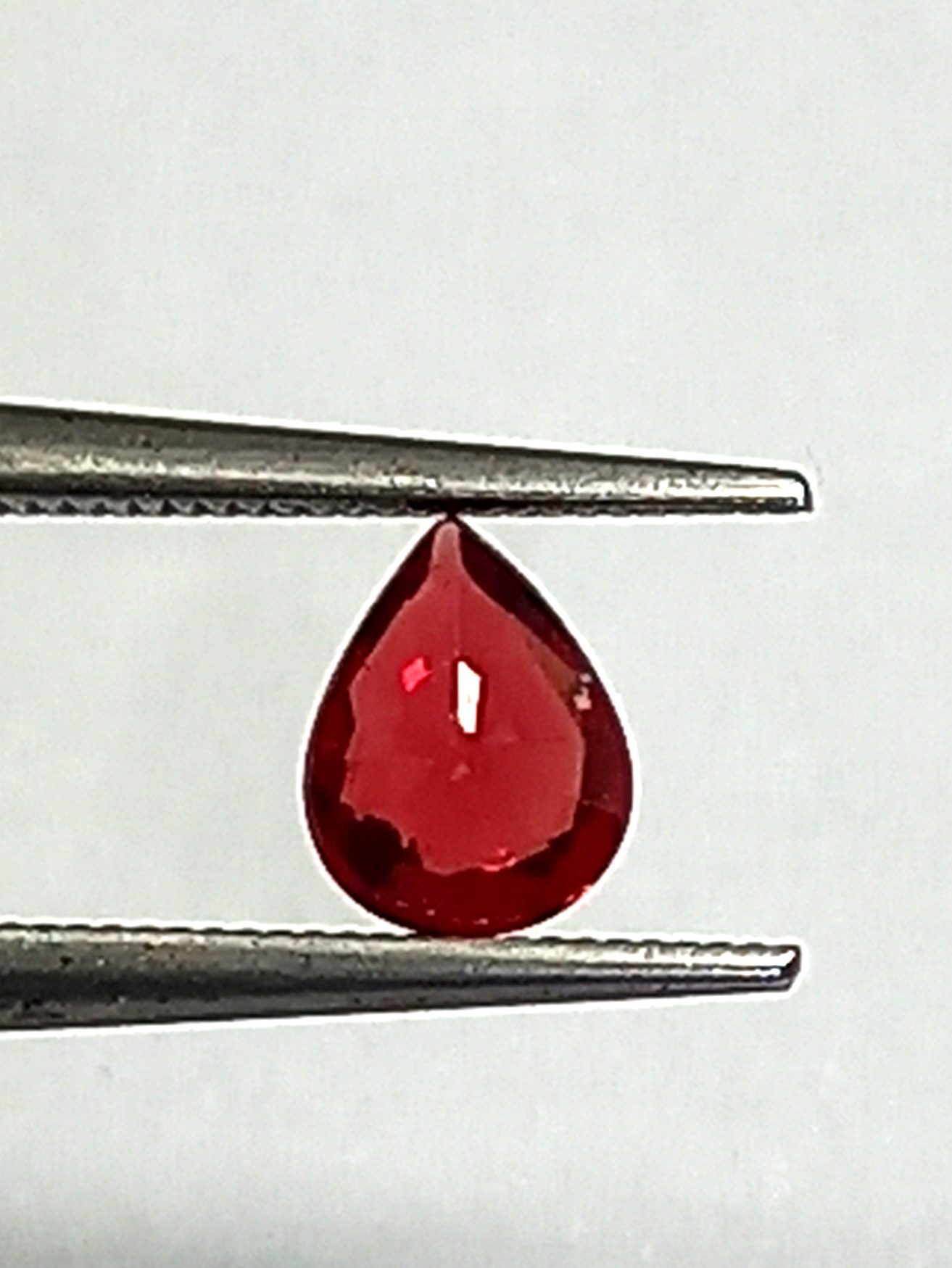 0.21 Cts Red Ruby Natural Burma Gemstone Pear Cut 4.5*3.3 MM R200 - Image 6