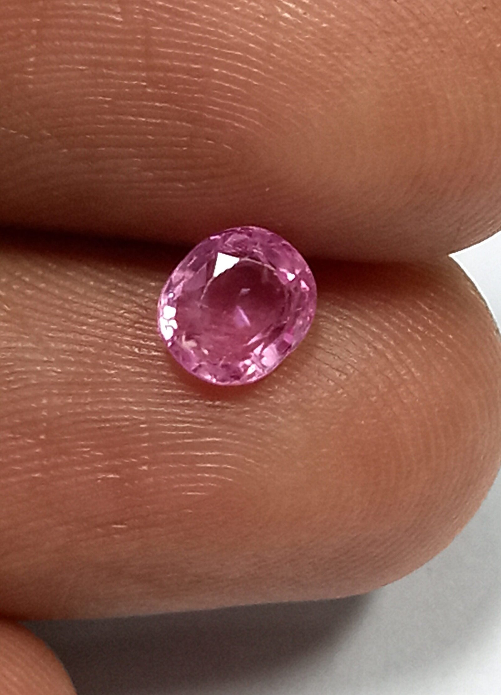 0.61 Cts Natural Burma Pink Ruby Gemstone Oval Cut 5.0*4.4 MM R186 - Image 9