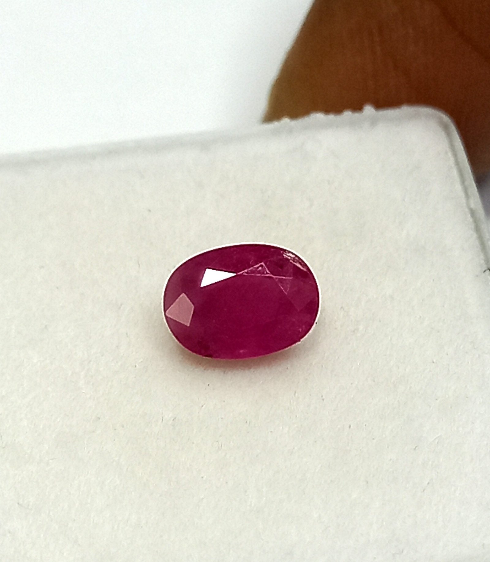 1.11 Cts Natural African Pink Ruby Gemstone Oval Cut 6.9*5 MM R222 - Image 9