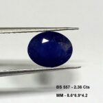 2.36 Cts Blue Sapphire Natural Gemstone Oval Cut 8.6*6.9 MM BS557