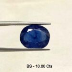 10.00 Cts Natural Blue Sapphire Gemstone Oval Cut 13.65*11.35 MM BS153
