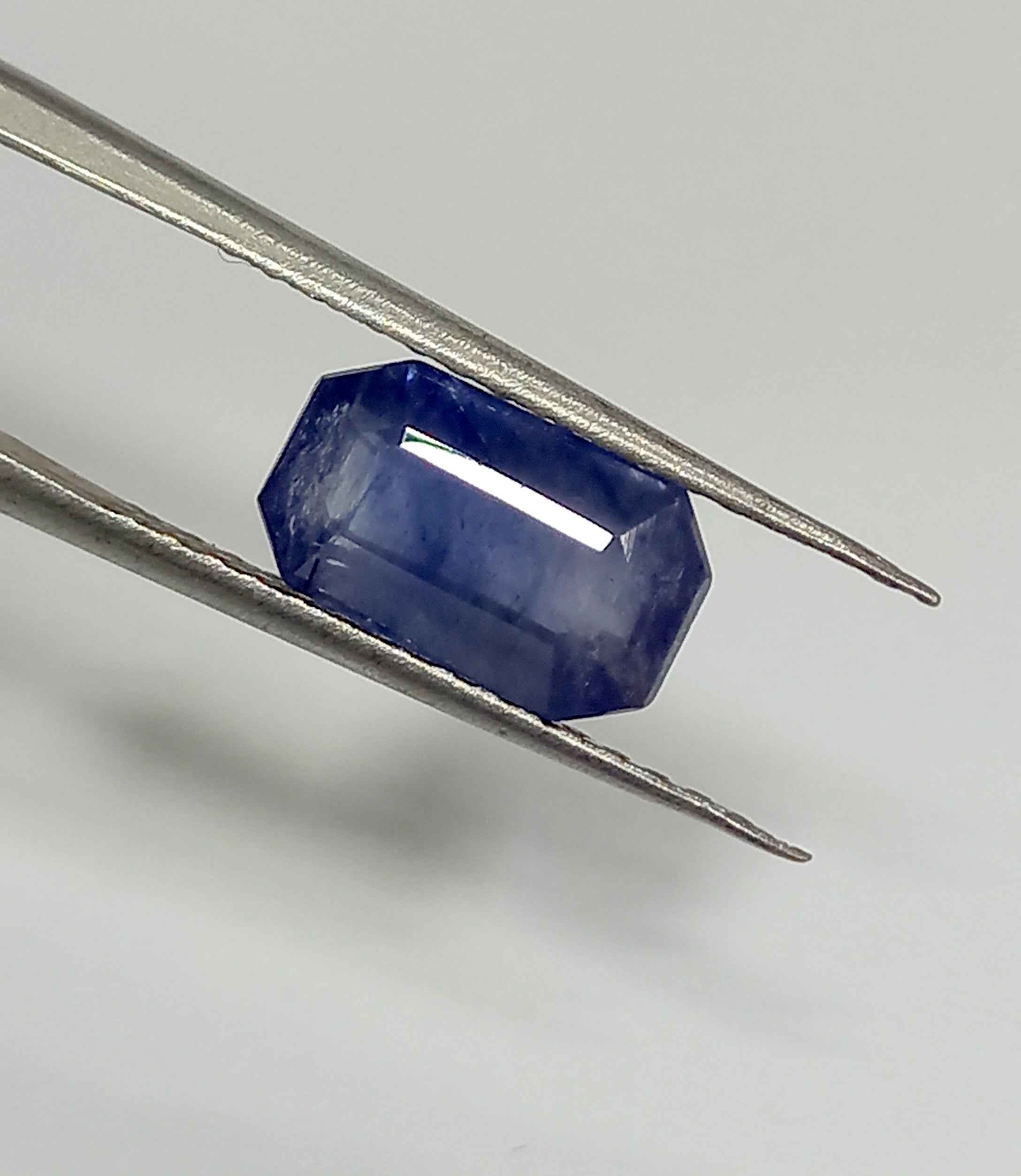 3.37 Cts Natural Blue Sapphire Gemstone Octagon Cut 10.3*6.1 MM BS578