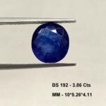 3.86 Cts Blue Sapphire Natural Gemstone Oval Cut 10*9.26 MM BS192