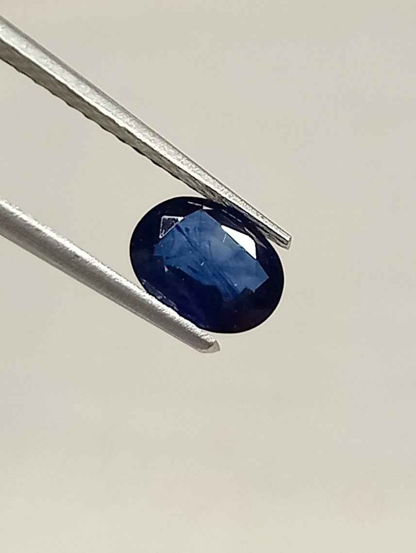 1.30 Cts Oval Cut Natural Blue Sapphire Gemstone 7.78*5.91 MM BS165