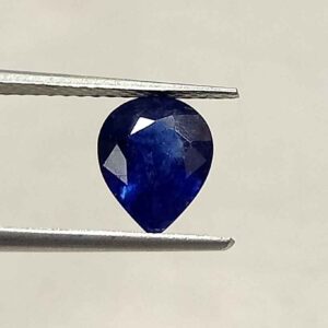 3.39 Cts Natural Pear Cut Blue Sapphire Gemstone 9.95*7.93 MM BS191