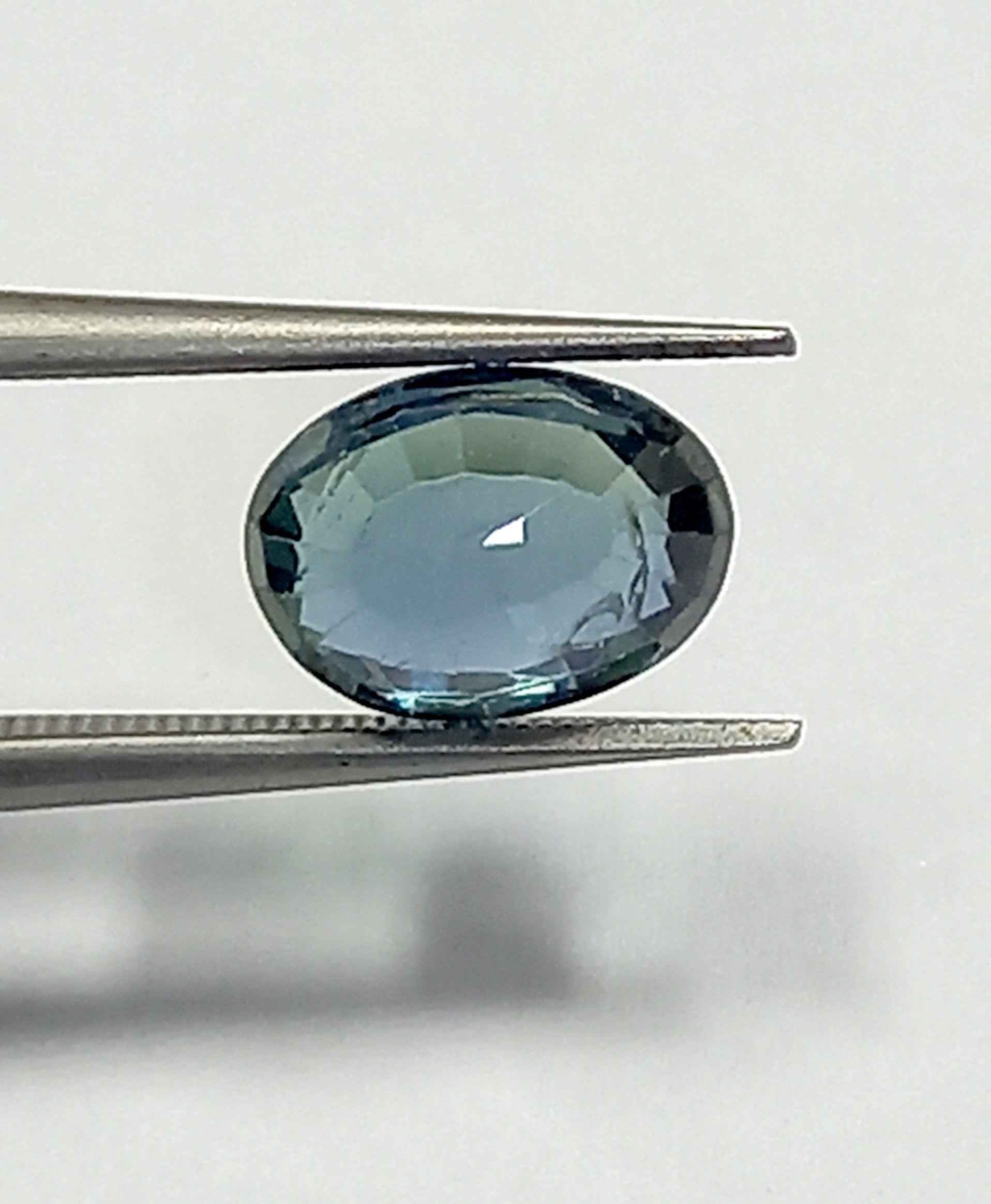 1.51 Cts Natural Australian Blue Sapphire Gemstone Oval Cut 7.7*5.6 MM BS95