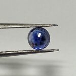 0.76 Cts Round Cut Natural Kashmir Blue Sapphire Gemstone 4.8*4.8 MM BS45