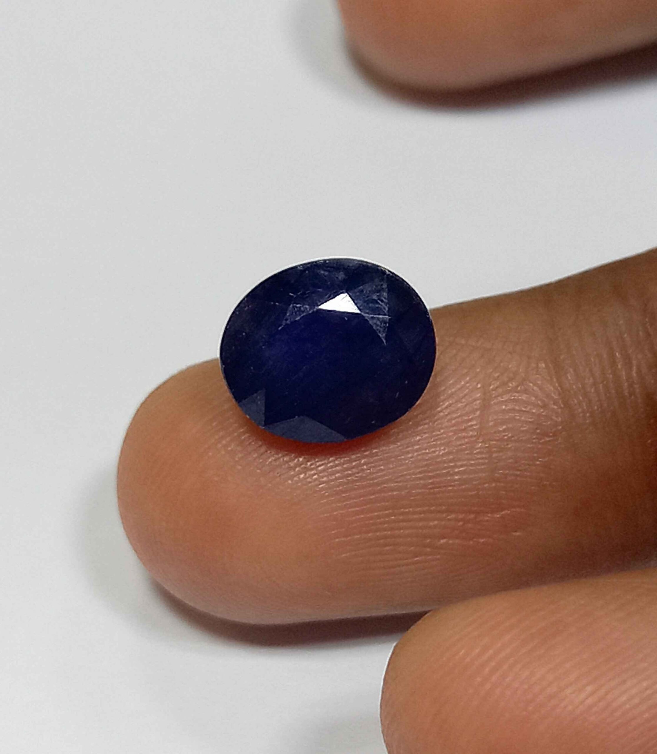 3.74 Cts Natural Blue Sapphire Gemstone Oval Cut 9.1*7.6 MM BS564