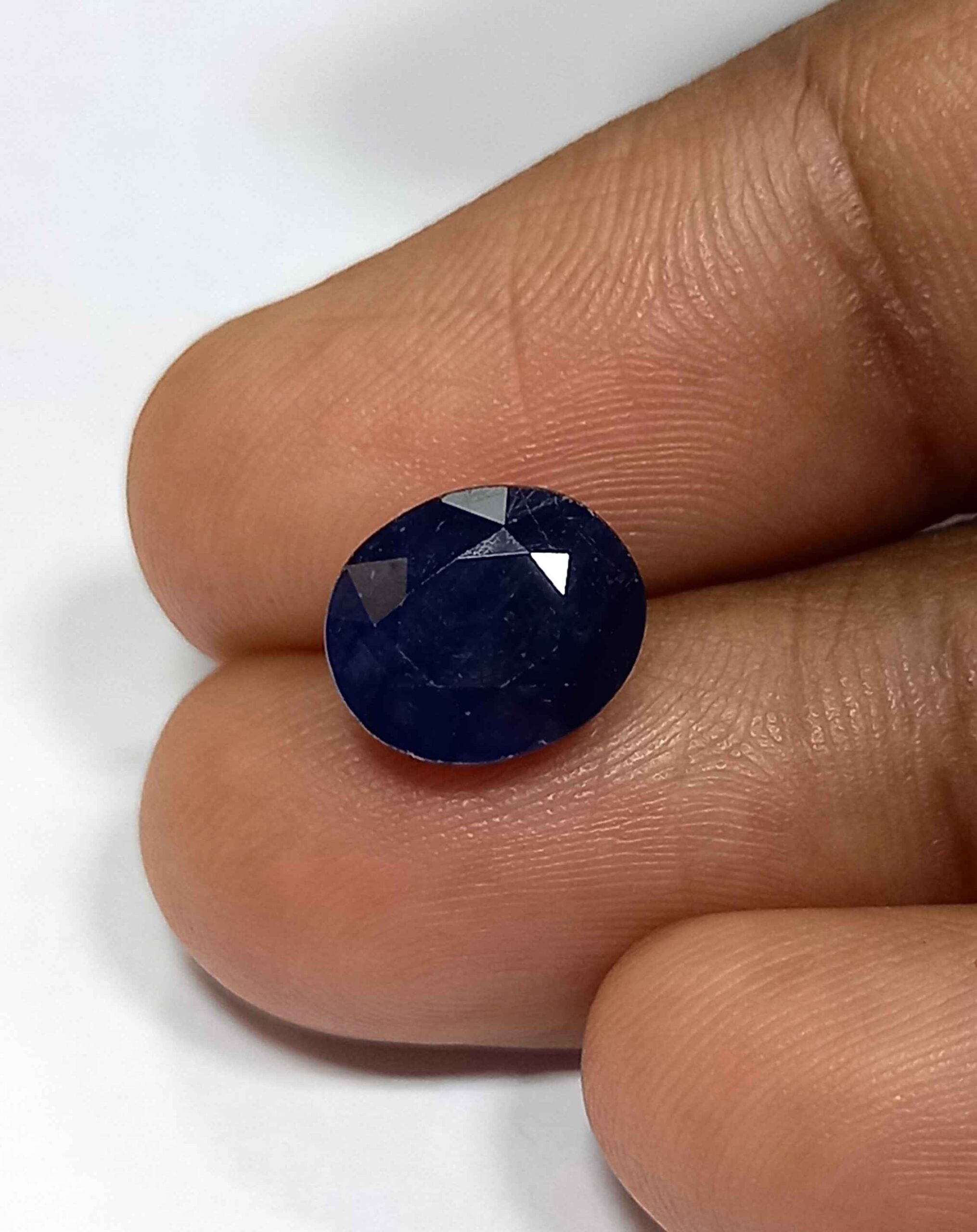3.74 Cts Natural Blue Sapphire Gemstone Oval Cut 9.1*7.6 MM BS564