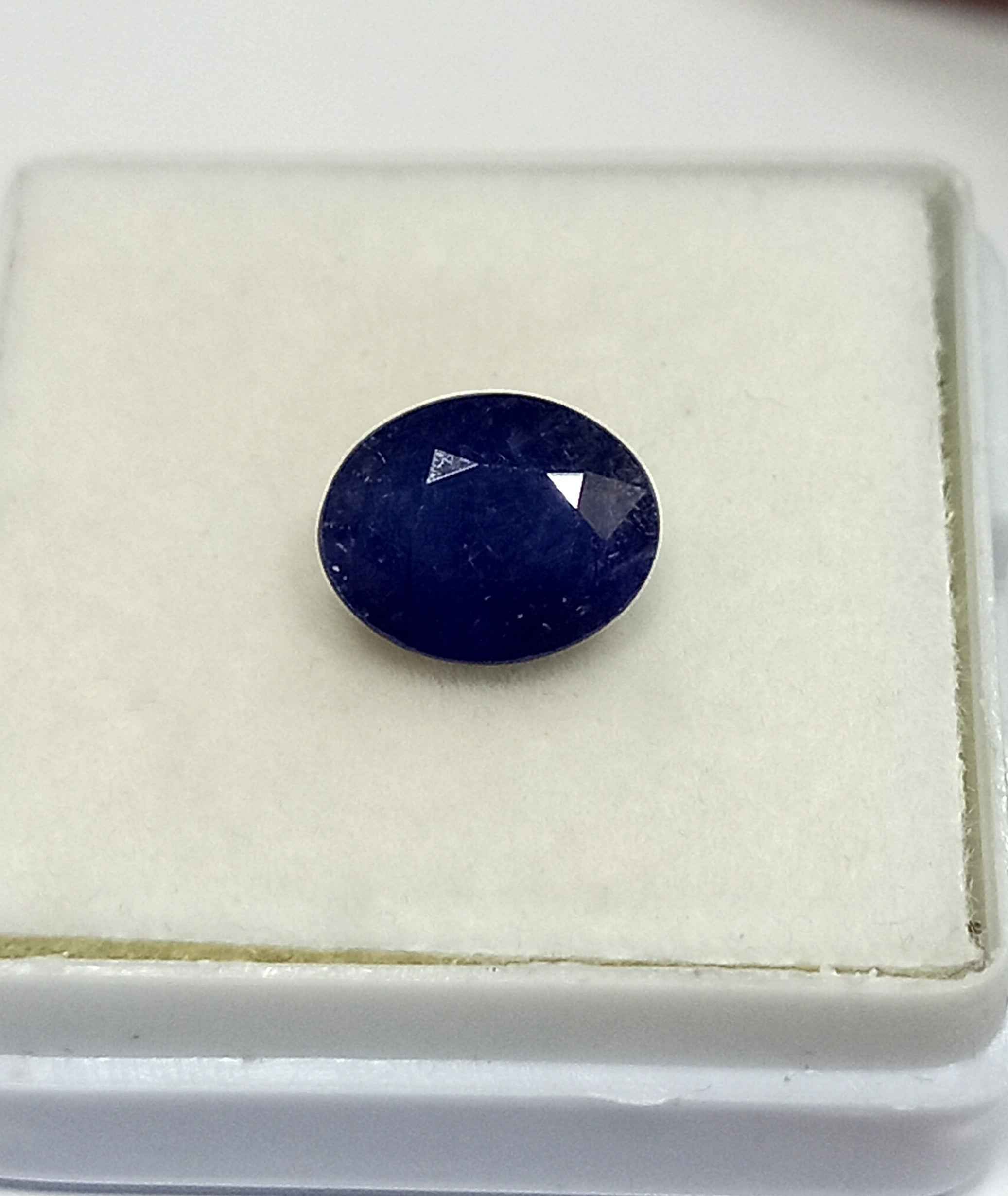 2.36 Cts Blue Sapphire Natural Gemstone Oval Cut 8.6*6.9 MM BS557