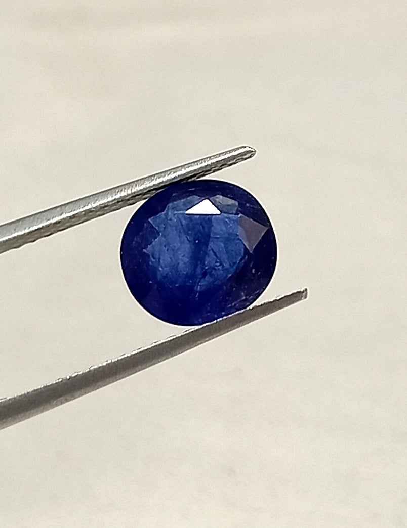 3.86 Cts Blue Sapphire Natural Gemstone Oval Cut 10*9.26 MM BS192