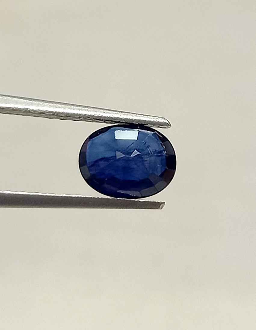 1.30 Cts Oval Cut Natural Blue Sapphire Gemstone 7.78*5.91 MM BS165