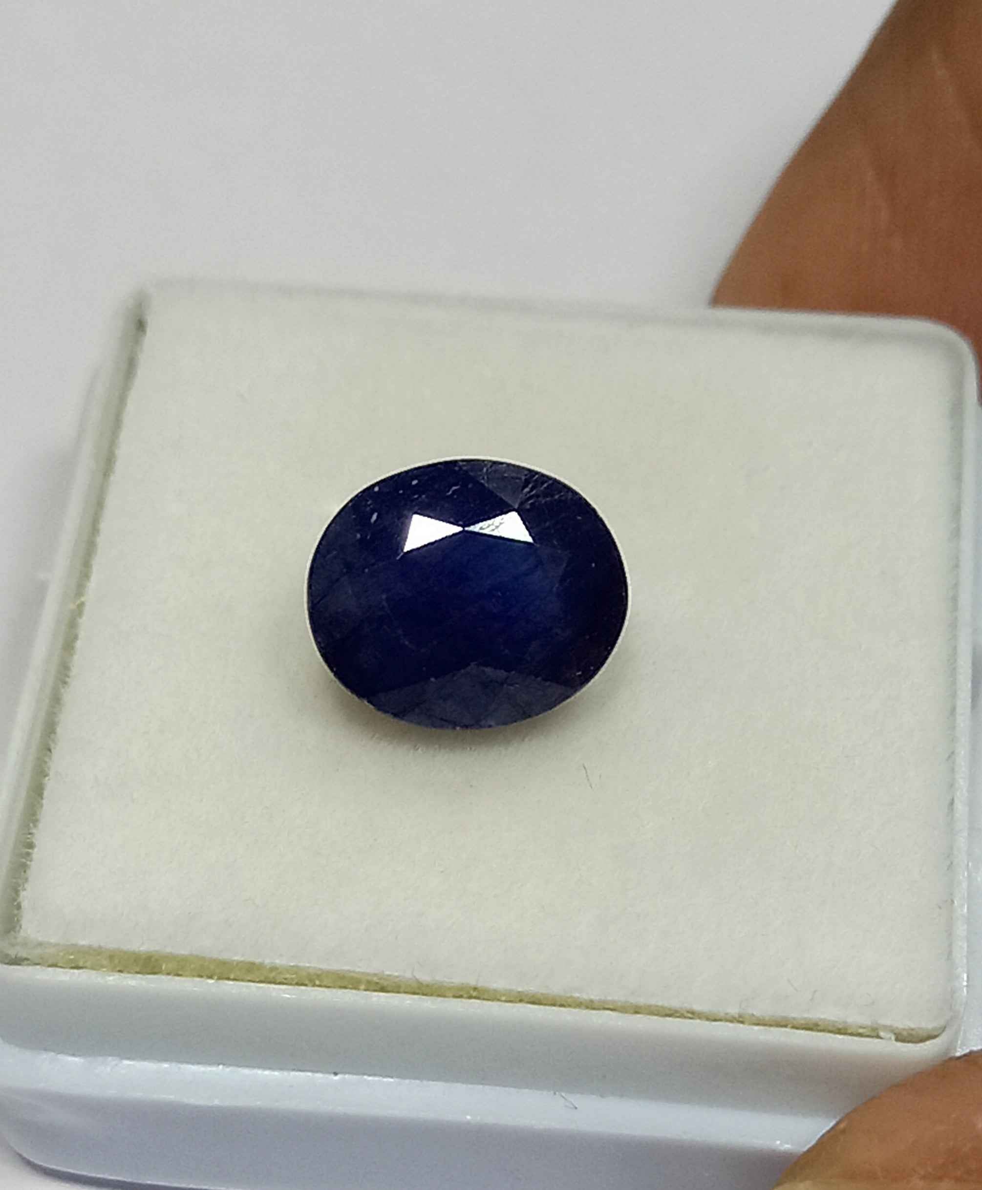 3.74 Cts Natural Blue Sapphire Gemstone Oval Cut 9.1*7.6 MM BS564