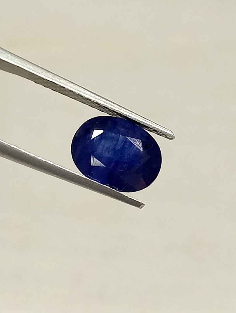 3.84 Cts Blue Sapphire Natural Gemstone Oval Cut 10.14*8.10 MM BS190