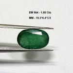 1.80 Cts Natural Zambian Emerald Gemstone Oval Cut 10.3*6.4 MM EM564
