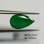 1.14 Cts Natural Zambian Emerald Gemstone Pear Cut 9.4*5.5 MM EM515