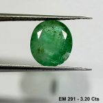 3.20 Cts Emerald Natural Zambian Gemstone Oval Cut 10.6*8.9 MM EM291