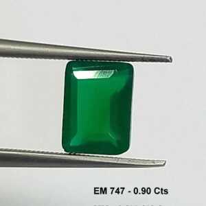 0.90 Cts Emerald Natural Zambian Gemstone Emerald Cut 6.8*5 MM EM747