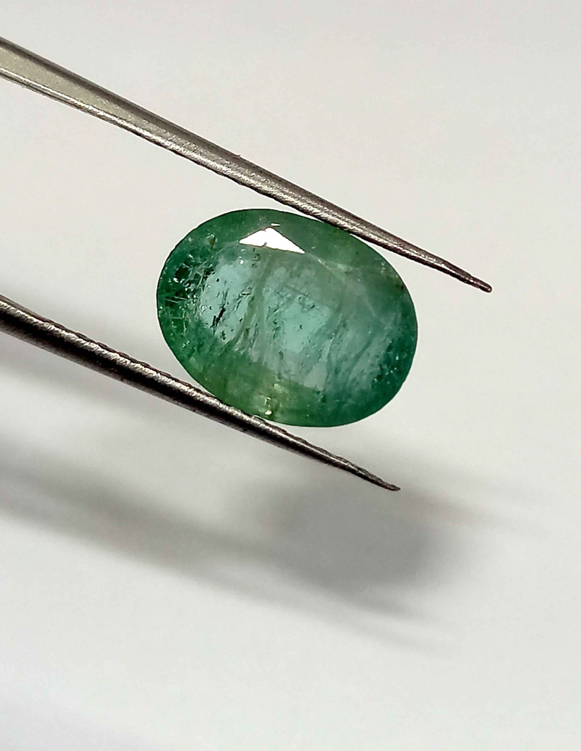4.95 Cts Oval Cut Natural Zambian Emerald Gemstone 12.2*9.2 MM EM120