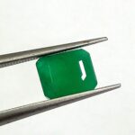 1.09 Cts Zambian Natural Emerald Gemstone Emerald Cut 6.5*5.4 MM EM531