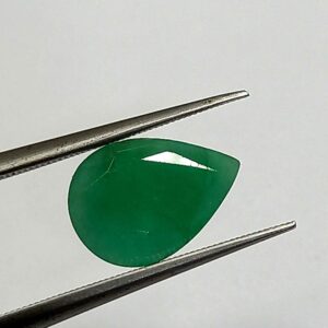 1.75 Cts Pear Cut Natural Zambian Emerald Gemstone 10.6*7.5 MM EM27