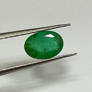 1.06 Cts Oval Cut Natural Zambian Emerald Gemstone 7.7*5.4 MM EM627