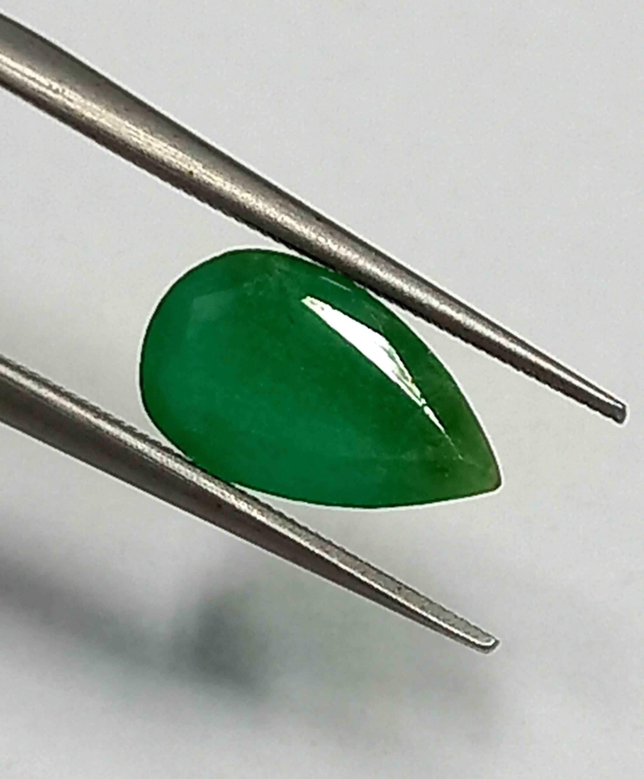 1.14 Cts Natural Zambian Emerald Gemstone Pear Cut 9.4*5.5 MM EM515