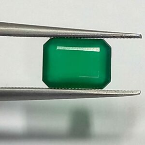 1.05 Cts Emerald Cut Natural zambian Emerald Gemstone 7.1*5.2 MM EM749