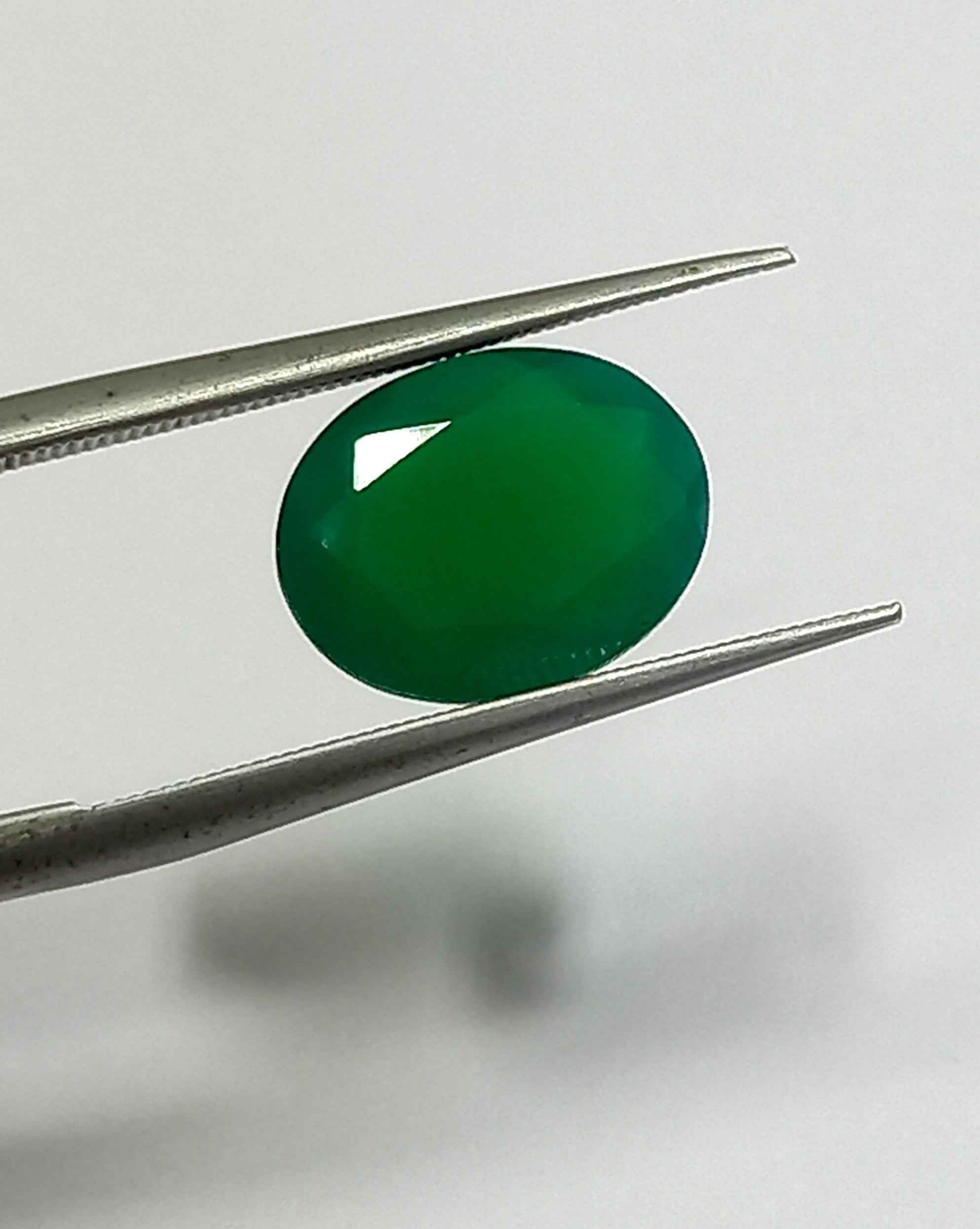 2.30 Cts Emerald Natural Zambian Gemstone Oval Cut 9.9*7.8 MM EM763