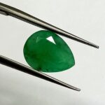 2.20 Cts Zambian Natural Emerald Gemstone Pear Cut 10.3*8 MM EM26