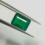 0.98 Cts Natural Zambian Emerald Gemstone Emerald Cut 7.0*5.1 MM EM748