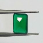 0.90 Cts Emerald Natural Zambian Gemstone Emerald Cut 6.8*5 MM EM747