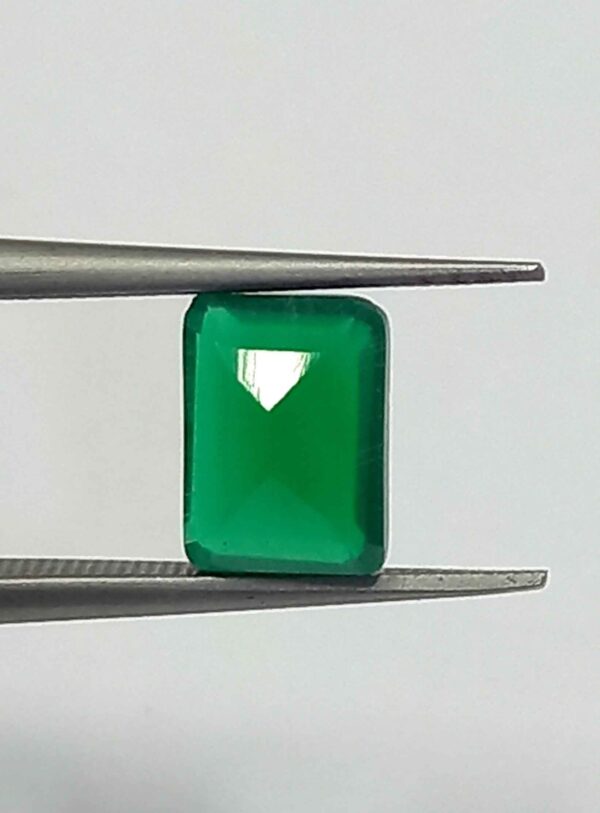 0.90 Cts Emerald Natural Zambian Gemstone Emerald Cut 6.8*5 MM EM747