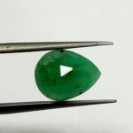 2.20 Cts Zambian Natural Emerald Gemstone Pear Cut 10.3*8 MM EM26