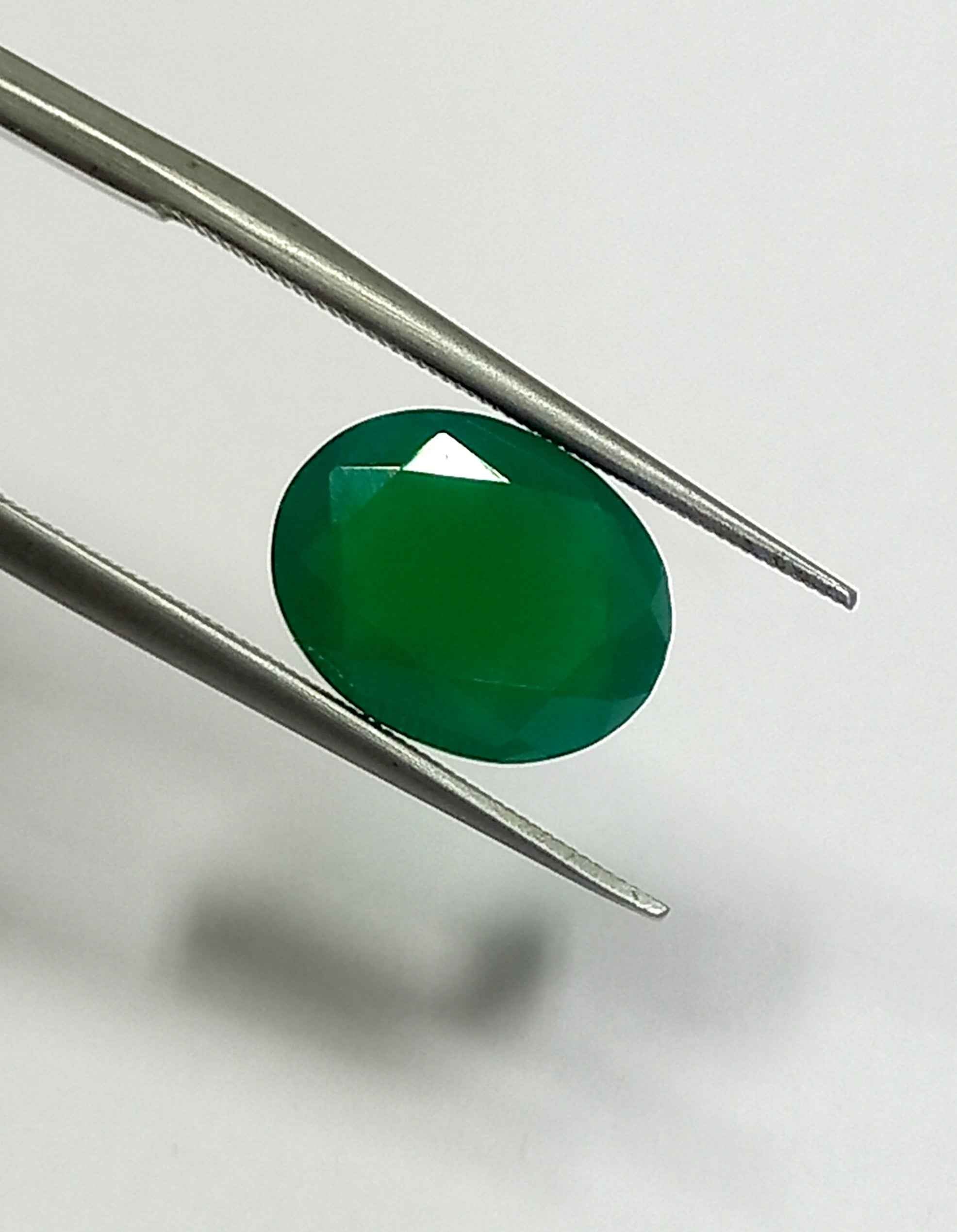 2.30 Cts Emerald Natural Zambian Gemstone Oval Cut 9.9*7.8 MM EM763