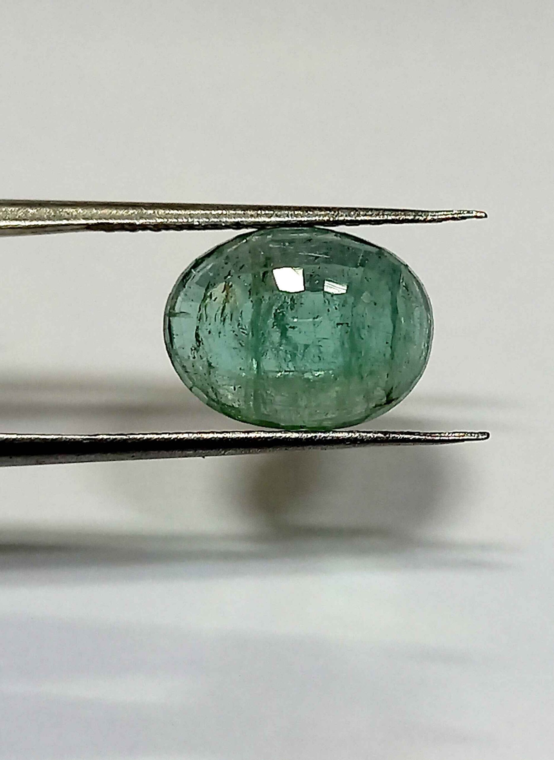 4.95 Cts Oval Cut Natural Zambian Emerald Gemstone 12.2*9.2 MM EM120