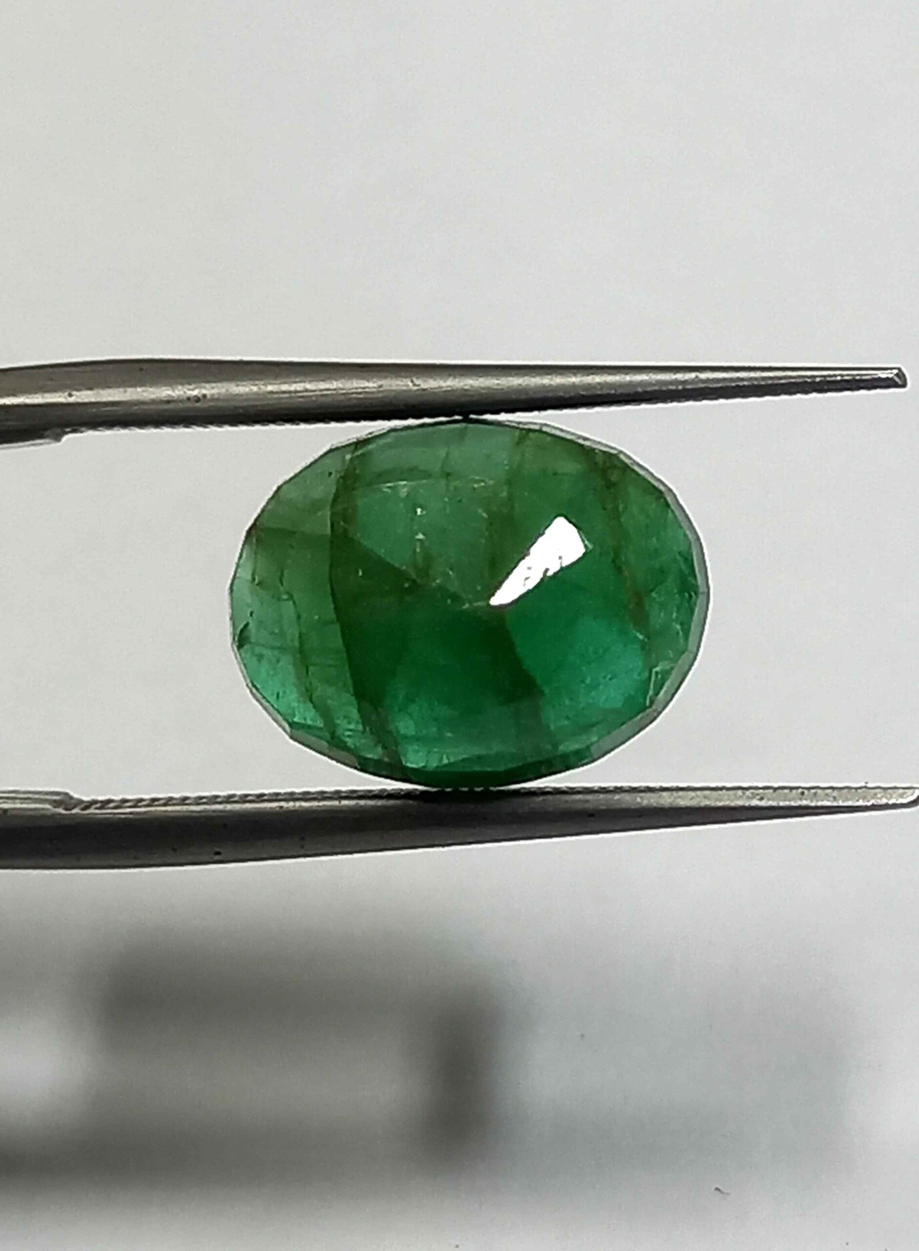 3.34 Cts Natural Zambian Emerald Gemstone Oval Cut 10.7*8.2 MM EM510