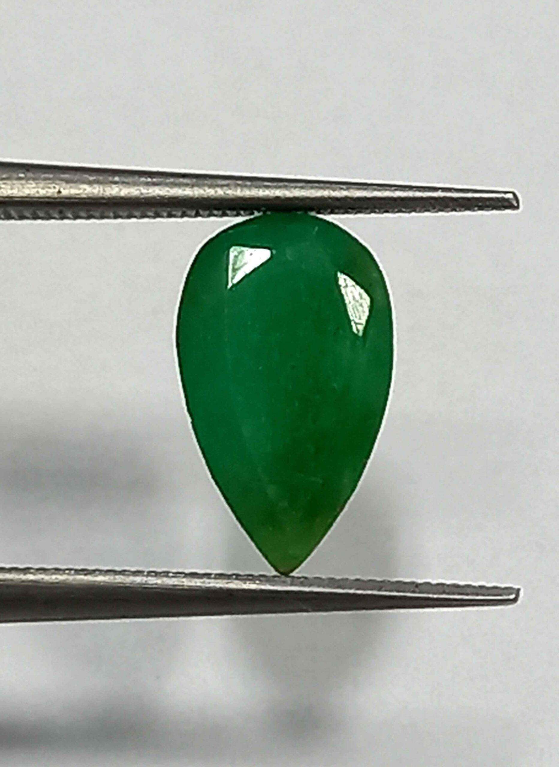 1.14 Cts Natural Zambian Emerald Gemstone Pear Cut 9.4*5.5 MM EM515