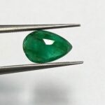 1.04 Cts Natural Zambian Emerald Gemstone Pear Cut 9.0*6.1 MM EM521