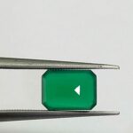 1.05 Cts Emerald Cut Natural zambian Emerald Gemstone 7.1*5.2 MM EM749