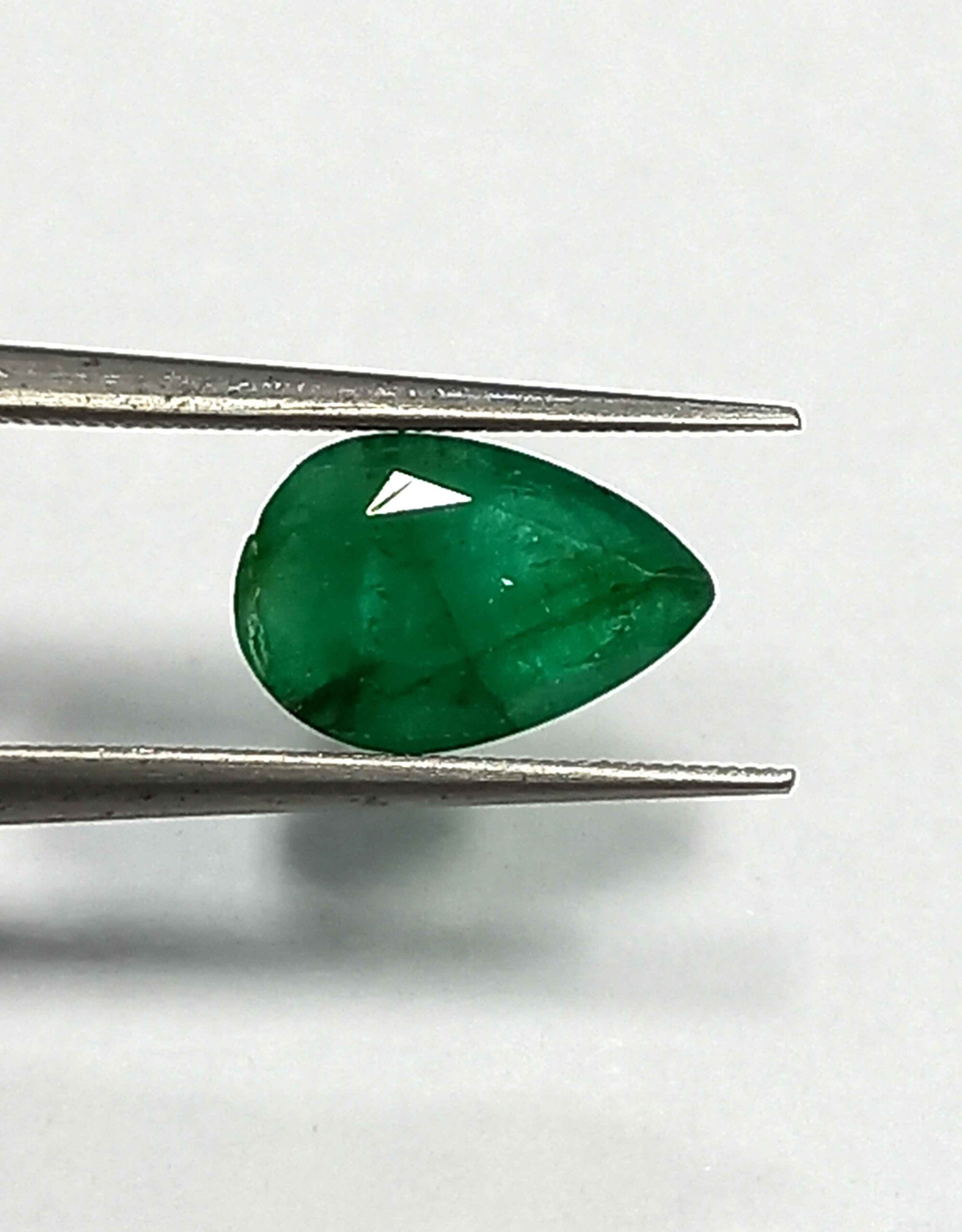 1.04 Cts Natural Zambian Emerald Gemstone Pear Cut 9.0*6.1 MM EM521