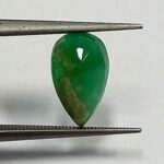 1.14 Cts Natural Zambian Emerald Gemstone Pear Cut 9.4*5.5 MM EM515