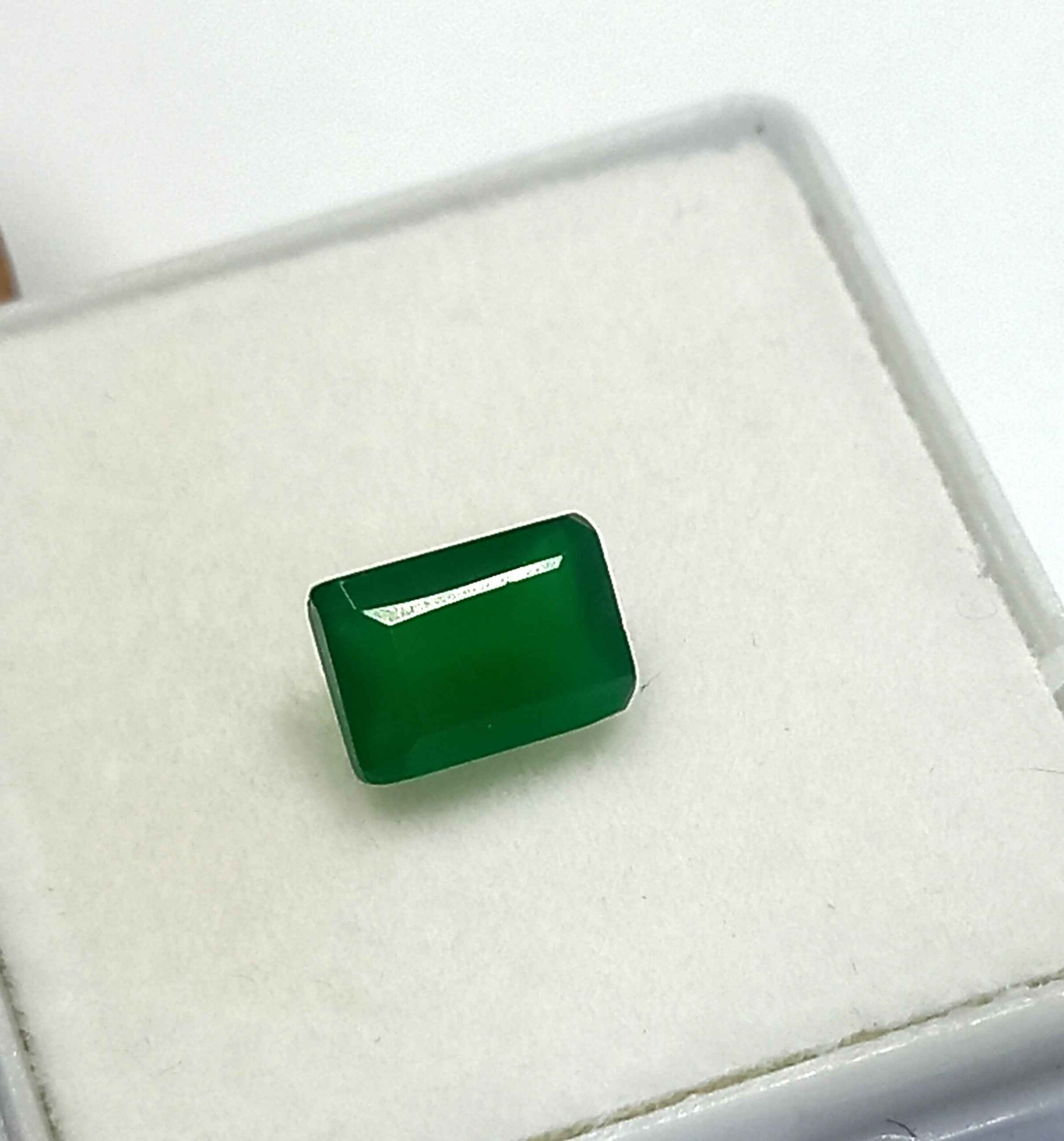 1.04 Cts Natural Zambian Emerald Gemstone Emerald Cut 7.1*5 MM EM746