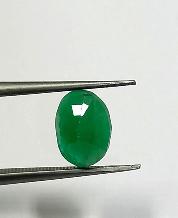 1.05 Cts Natural Zambian Emerald Gemstone Oval Cut 7.8*5.6 MM EM778