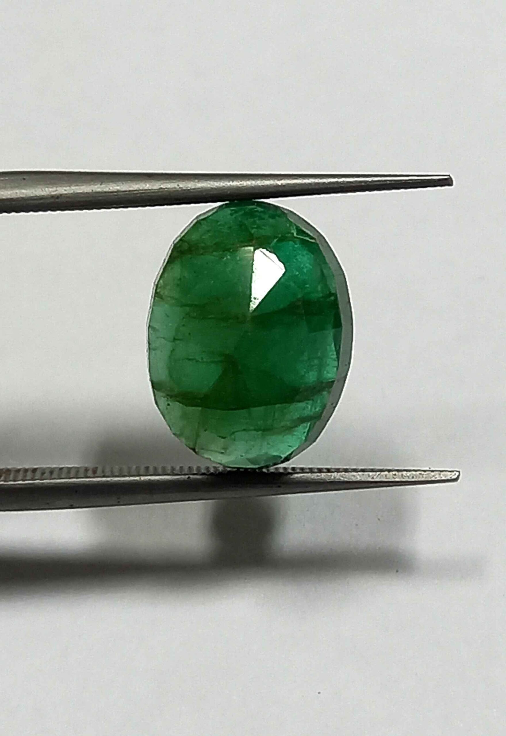 3.34 Cts Natural Zambian Emerald Gemstone Oval Cut 10.7*8.2 MM EM510